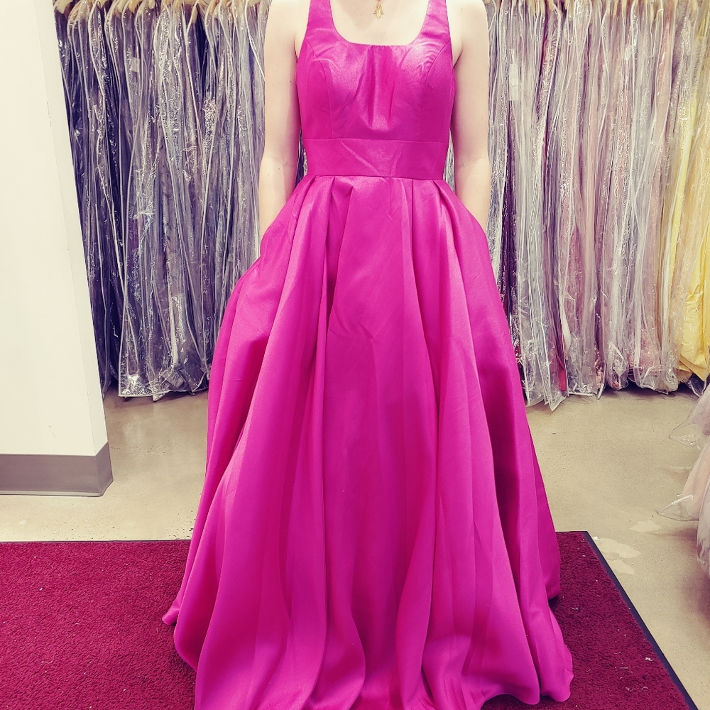Colette hot pink  ball gown size 6